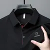 Camiseta tipo polo de verano sin costuras para hombre, top de moda para hombre, camiseta ligera de media manga