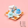 Celebridades de Internet Comida y Juego Calcomanía para Refrigerador Diy Accesorios Decorativos Resina Creativa Calcomanía Magnética Personalidad Linda Dibujo Animado Calcomanía para Refrigerador