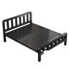 Cama de hierro para el hogar Cama doble de 18 m Cama con estructura de hierro Cama de acero inoxidable Habitación de alquiler Cama individual de 1 m 1,5 m Estante para cama