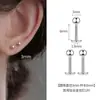 Brincos de Liga de Titânio de Grau Médico F136 para Mulheres, Piercings de Lóbulo, Piercings de Cartilagem da Orelha, Piercings de Concha Auricular, Piercings Labiais de Alta Qualidade, Acessórios de Orelha