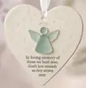 Decoración de Amistad con Forma de Corazón para Nuevo Producto Transfronterizo Colgante Acrílico Plano 2D Regalo de Navidad Colgante para Árbol de Navidad