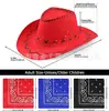Sombrero Vaquero Occidental Transfronterizo Sombrero Vaquero Piel de Pollo Sombrero Dick Sombrero de Sol de Verano Sombrero de Jazz Escénico