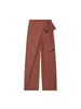Conjunto de top curto e calça pantalona feminina da marca Z, moda transfronteiriça, popular na Europa e América, roupa casual confortável