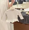 Conjunto de Roupas de Outono para Meninas 2026 Novo Estiloso Colete de Tricô para Bebê Menina Camada Base Calça de Lã de Perna Larga Conjunto de Três Peças