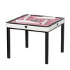 Mesa Eléctrica de Mahjong, Máquina de Mahjong con Alas Giratorias, No Necesita Empujar las Fichas, Bajo Ruido, Antiatascamiento, Totalmente Automática para Uso Doméstico