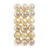 Bolas de Navidad Transfronterizas Juego de 36 Colgante Plástico Simple con Forma Especial Colgante DIY Adorno para Árbol de Navidad Decoración Navideña
