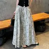 Pantalones Casuales de Pierna Ancha con Estampado Vintage Personalizado para Mujer Verano 2026 Nuevo Diseño con Sentido Holgados Adelgazantes Versátiles Perezosos