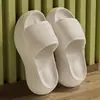 Pantuflas de EVA con plataforma gruesa para aumentar la altura, cómodas para mujer, adecuadas para el verano, diseño simple para uso exterior e interior, en casa o en la playa