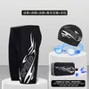 Moda nova sunga masculina com estampa colorida slim fit plus size cinco pontos pacote de equipamentos da série natação atacado