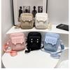 Internet Popular Bolsa Feminina Bonito Menina Coração Ombro Bolsa Crossbody 2024 Novo Leve Casual Estilo Universitário Bolsa Feminina