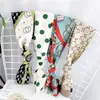 Bufanda larga nueva bufanda pequeña para mujer de Corea del Sur primavera y otoño bufanda fina estrecha de doble cara corbata de moda decorativa