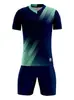 Traje de ropa de fútbol para hombre, ropa de entrenamiento para adultos, ropa deportiva de manga corta para niños, camiseta de juego de secado rápido para estudiantes de secundaria