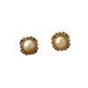 Pendientes estilo palacio vintage con flor, perla y circonitas, broche francés de moda, alfileres de colores.