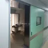 Porta Limpa, Antibacteriana, Silenciosa, Sensor Sensível, Antiesmagamento, Porta Deslizante Elétrica Hermética Operada com o Pé, Detecção Inteligente