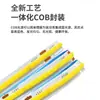 Juego de Tiras de Luces LED Cob, Tiras de Luces de Techo Adhesivas Ultradelgadas para Sala de Estar, Luces Lineales en Forma de V Super Brillantes Autoadhesivas