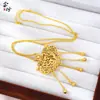 Bolsa de Cerradura de Discípulo de Tianzi Colgante de Cobre Chapado en Oro con Flores Talladas Huecas y Borlas, Collar de Nuevo Estilo Chino al por Mayor