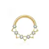 Tachinhas de Titânio G23 Transfronteiriças, Argolas de Nariz, Brincos com Zircônia, Argolas Fechadas, Brincos de Pino, Joias para Piercing Fábrica Atacadista
