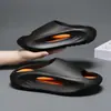 2025 Verano Pantuflas de Avión de Moda Tendencia Pareja Hogar Suela Gruesa Antideslizantes Simples Versátiles Exteriores Playa Chanclas