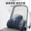 Cojín Soporte Lumbar de Oficina Cojín de Respaldo Cojín de Asiento Almohada Lumbar Trabajo Respaldo Sentado Prolongado Silla de Oficina Cojín Lumbar Almohada