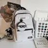 Mochila Escolar Feminina Ins Grande Capacidade Bolsa Casual Aluno do Ensino Médio Aluno Universitário Mochila Versátil 2023 Nova Bolsa para Aulas de Reforço