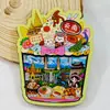 Serie YunnanAtracciones Culturales y Creativas ÚnicasXishuangbannaCiudad TurísticaSouvenirImanes de Refrigerador de Madera
