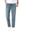 Jeans de 9 puntos para hombre Guangzhou Xintang, nuevo modelo otoño 2026, corte recto holgado, pantalones de 9 puntos de seda helada ultradelgada
