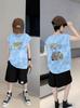 Chaleco sin mangas para niño 2025 Verano Nuevo Estilo Mediano y Grande Algodón Puro Tie-Dye Moderno Versátil Chaleco sin mangas