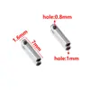 Aço Inoxidável Corda de Couro Corrente Fivela Conector Corda de Couro Fivela de Balde Colar Pulseira DIY Acessórios de Joias Artesanais