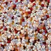 Cuentas de Semilla de Vidrio de Color Mixto Cuentas Redondas Cuentas de Hilo DIY Anillos Abiertos Perlas Naturales Cuentas Sueltas Joyería Bordado de Cuentas Llavero