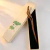 Caja de Regalo para Pasador de Ébano, Pasador de Estilo Chino Tradicional, Accesorio para el Cabello Hanfu, Accesorio de Moda, Adorno para el Cabello, Pasador para Recogido, Sensación de Alta Gama
