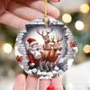 Adornos Acrílicos Planos para Colgar en el Coche, Accesorios para Mochilas, Decoraciones para el Hogar, Colgantes para Mochilas, Colgantes para Árbol de Navidad, Dibujos Animados
