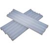 Barra de pegamento termofusible al por mayor blanco transparente termofusible eva silicona tira de goma grande 7-11mm accesorios universales para pistola de pegamento