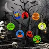 Colgante Llavero de Halloween en Stock, Impresión Redonda de PVC, Llavero de Decoración para Regalo de Fiesta de Halloween