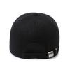 Sombrero de algodón para hombres de mediana edad y ancianos para otoño e invierno, forrado de lana, grueso y cálido, con protección para las orejas, gorra de béisbol, resistente al viento y al frío, gorra con visera