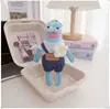 Colgantes de peces geniales, peces flácidos, peces que yacen planos de los residentes de Fondo de Bikini, accesorios para llaveros, chales de Navidad