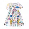 Camisón para niños Falda para salir para niños Vestido de dibujos animados lindo