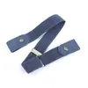 Cinturón perezoso sin perforaciones decorativo para jeans elástico sin costuras versátil invisible elástico unisex para estudiantes