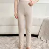 Pantalones térmicos para niños y niñas, pantalones de una sola pieza sin costuras, leggings térmicos de seda de cintura alta, forrados de felpa para otoño e invierno