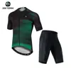 Ropa de Ciclismo de Verano Xintown Nuevo Maillot y Pantalones de Ciclismo Set Corto Lobo Nieve Pico Verano Maillot Corto de Ciclismo para Hombre