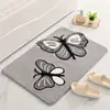 Tapetes de Flocagem Removíveis para Entradas, Tapetes para Sala de Estar, Tapetes ao Lado da Cama do Quarto, Tapetes para Quarto de Estudo Infantil, Capachos Absorventes Antiderrapantes para Entrada, Atacado