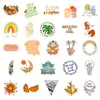 Precio Fijo50 Piezas de Compra Directa Transfronteriza Divertidos Stickers Impermeables de Onda Arcoíris de PP Pegatinas para Funda de Teléfono DIY