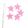Esponja de Alambre Estrella Globo Inserto para Pastel Estrella de Cinco Puntas Espuma Horneado Pastel de Cumpleaños Tarjeta Insertable Decorativa Paquete de 5