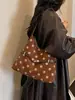 Bolso de Mano, Bolso de Hombro, Bolso Tote, Bolso de Viaje, Versátil y de Moda, Nuevo Estilo Coreano de Nicho con Diseño de Lunares, Otoño/Invierno 2026