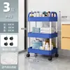 Carrito Estante de Almacenamiento de Pie Múltiples Niveles Habitación Almacenamiento de Bocadillos Estante de Almacenamiento Baño Carrito de Almacenamiento Móvil