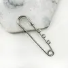 Accesorios DIY 6cm tres agujeros alfiler de seguridad de metal pintado hebilla de cintura de color hebilla de broche accesorios para ropa