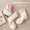 Calcetines de Dibujos Animados para Niños Otoño e Invierno de 25 Años, Calcetines Gruesos Calientes de Invierno con Forro de Felpa, Calcetines de Toalla de Caña Media Unisex para Niños
