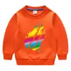 Suéter de terciopelo Prestonplayz ropa de invierno para niños bebé engrosado cálido terciopelo de zorro plateado otoño e invierno cuello redondo top moda