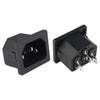 LANZMFG Longzheng LZ-14-3 Enchufe de Producto C14 Tipo Tarjeta Enchufe de 3 pines Enchufe de Tarjeta Multiselección 1.5/2.0