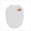 Tampa de Vaso Sanitário Universal PP Tampa de Vaso Sanitário com Queda Lenta Tampa de Vaso Sanitário Antiga Espessada em Formato U Liberação Rápida