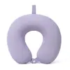 Almohada Personalizada en Forma de U de Seda Helada, Almohada Refrigerante para el Cuello, Se Puede Añadir Logo, Regalo Promocional, Almohada para Coche y Aviación, Almohada en Forma de U de Espuma Viscoelástica